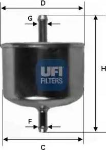 UFI 31.626.00 - Топливный фильтр autodnr.net
