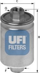 UFI 31.564.00 - Топливный фильтр avtokuzovplus.com.ua