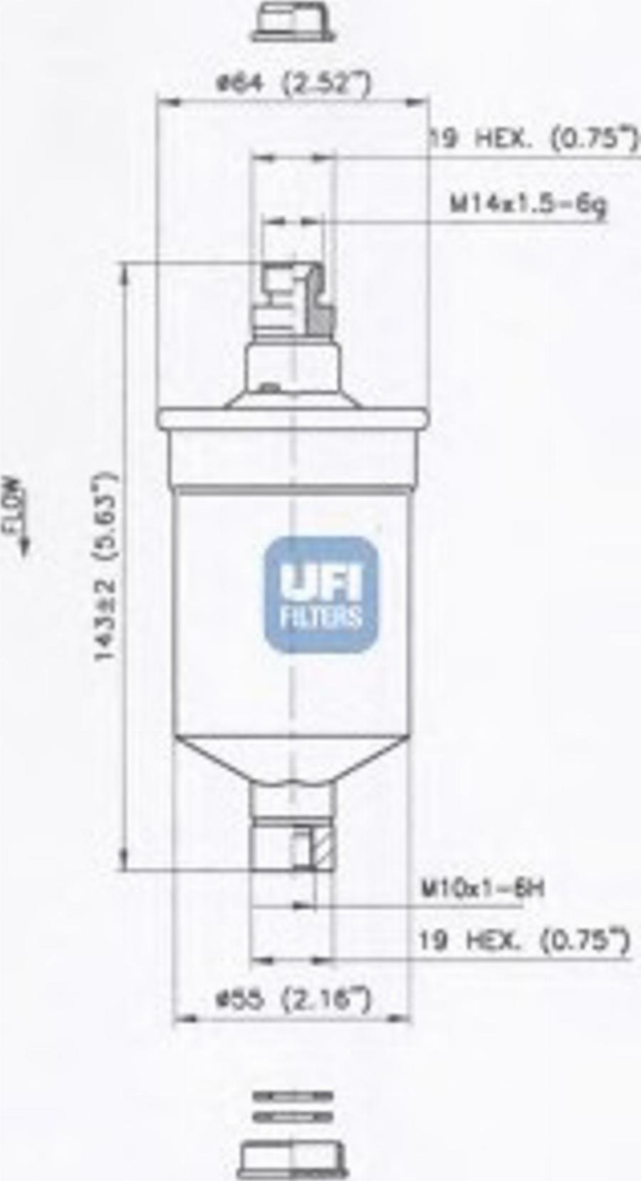 UFI 31.676.00 - Топливный фильтр autodnr.net