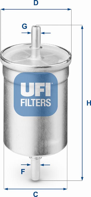 UFI 31.710.00 - Топливный фильтр autodnr.net