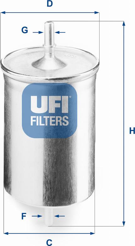 UFI 31.718.00 - Топливный фильтр autodnr.net