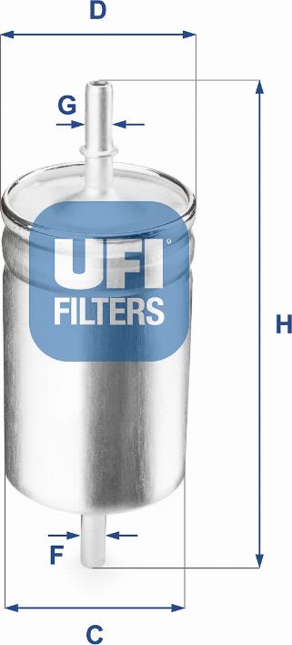 UFI 3172200 - Топливный фильтр autodnr.net