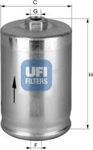 UFI 31.814.00 - Топливный фильтр autodnr.net