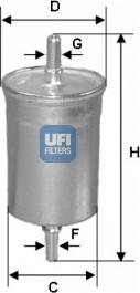 UFI 31.825.00 - Топливный фильтр autodnr.net