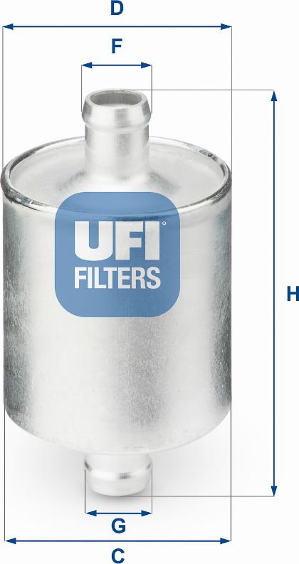 UFI 31.836.00 - Топливный фильтр autodnr.net