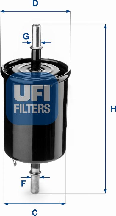 UFI 31.843.00 - Топливный фильтр autodnr.net