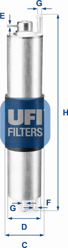 UFI 3184700 - Топливный фильтр autodnr.net
