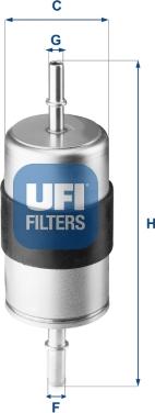 UFI 31.944.00 - Топливный фильтр avtokuzovplus.com.ua