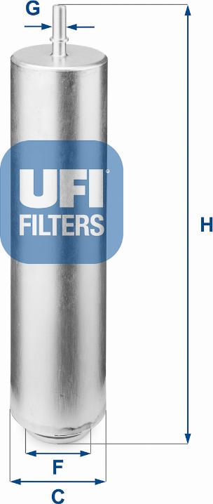 UFI 31.952.00 - Топливный фильтр avtokuzovplus.com.ua