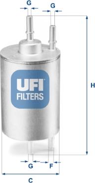 UFI 3195800 - Топливный фильтр autodnr.net