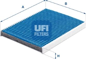 UFI 34.103.00 - Фільтр, повітря у внутрішній простір autocars.com.ua