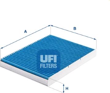 UFI 34.109.00 - Фильтр воздуха в салоне avtokuzovplus.com.ua