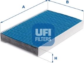 UFI 34.111.00 - Фильтр воздуха в салоне autodnr.net