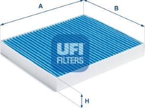 UFI 34.275.00 - Фільтр, повітря у внутрішній простір autocars.com.ua