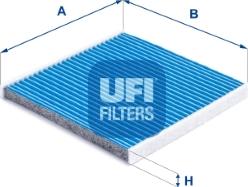 UFI 34.117.00 - Фільтр, повітря у внутрішній простір autocars.com.ua