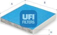 UFI 34.122.00 - Фільтр, повітря у внутрішній простір autocars.com.ua