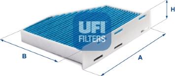 UFI 34.124.00 - Фильтр воздуха в салоне autodnr.net