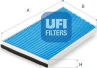 UFI 34.131.00 - Фільтр, повітря у внутрішній простір autocars.com.ua