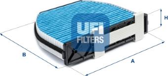 UFI 34.163.00 - Фильтр воздуха в салоне autodnr.net