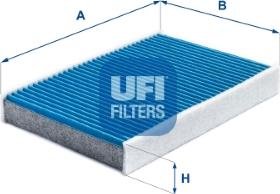 UFI 34.249.00 - Фильтр воздуха в салоне autodnr.net