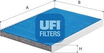 UFI 34.467.00 - Фільтр, повітря у внутрішній простір autocars.com.ua