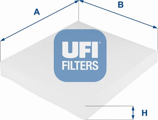 UFI 53.031.00 - Фільтр, повітря у внутрішній простір autocars.com.ua
