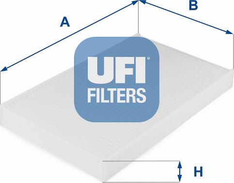 UFI 53.038.00 - Фильтр воздуха в салоне autodnr.net