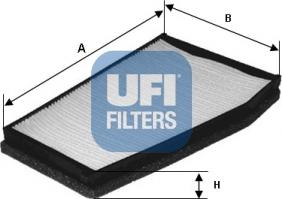 UFI 53.133.00 - Фильтр воздуха в салоне autodnr.net