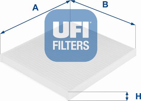UFI 53.088.00 - Фільтр, повітря у внутрішній простір autocars.com.ua