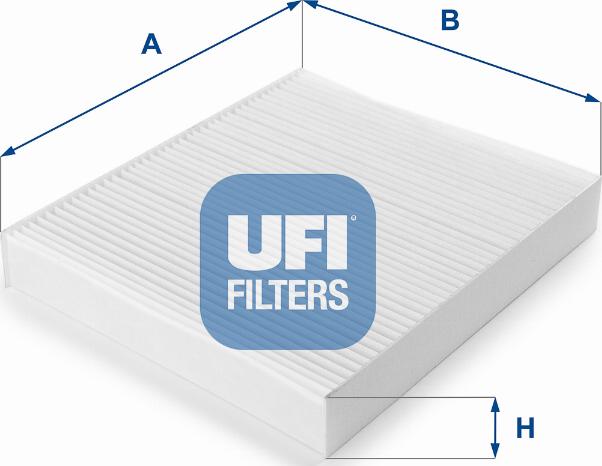 UFI 53.102.00 - Фільтр, повітря у внутрішній простір autocars.com.ua