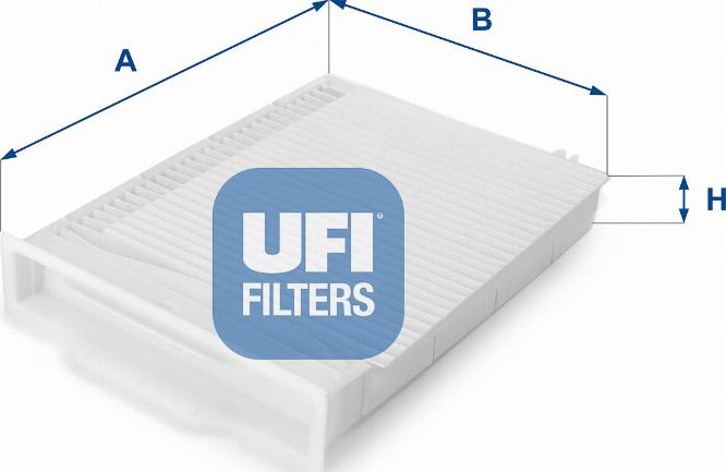 UFI 53.107.00 - Фильтр воздуха в салоне autodnr.net
