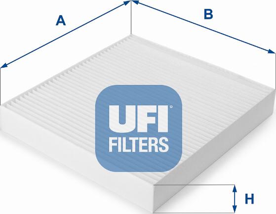 UFI 53.115.00 - Фільтр, повітря у внутрішній простір autocars.com.ua