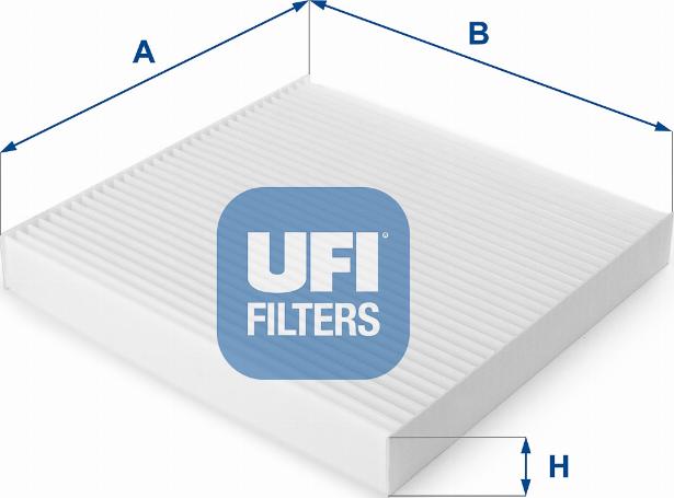 UFI 53.123.00 - Фільтр, повітря у внутрішній простір autocars.com.ua
