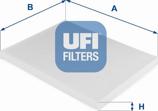 UFI 53.124.00 - Фильтр воздуха в салоне autodnr.net