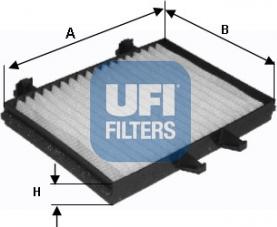 UFI 53.128.00 - Фильтр воздуха в салоне avtokuzovplus.com.ua