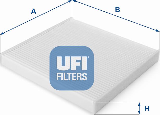 UFI 53.130.00 - Фильтр воздуха в салоне autodnr.net