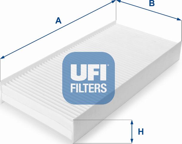 UFI 53.136.00 - Фильтр воздуха в салоне autodnr.net