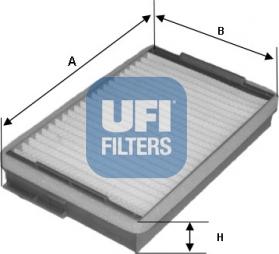 UFI 53.139.00 - Фильтр воздуха в салоне autodnr.net