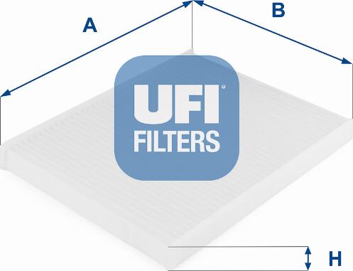 UFI 53.149.00 - Фільтр, повітря у внутрішній простір autocars.com.ua