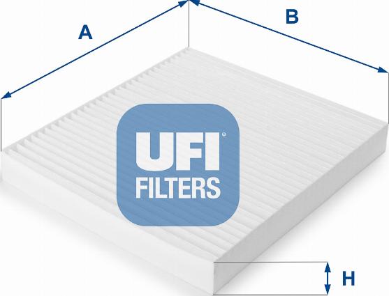UFI 53.150.00 - Фильтр воздуха в салоне autodnr.net