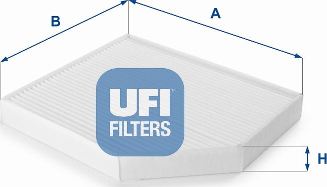 UFI 53.153.00 - Фильтр воздуха в салоне autodnr.net