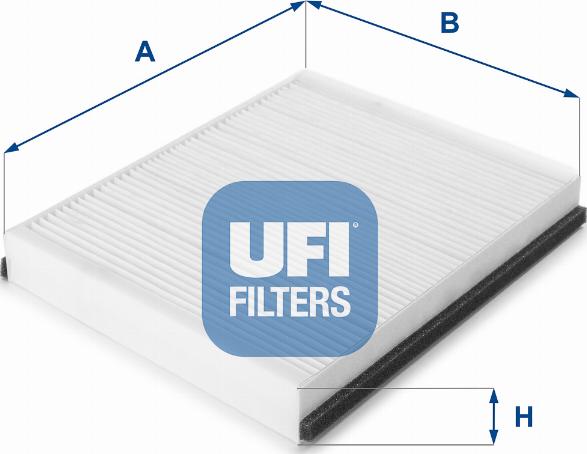 UFI 53.159.00 - Фильтр воздуха в салоне autodnr.net