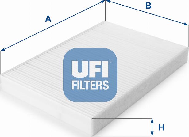 UFI 53.161.00 - Фильтр воздуха в салоне autodnr.net