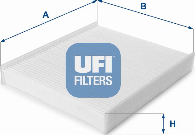 UFI 53.190.00 - Фильтр воздуха в салоне autodnr.net