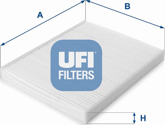 UFI 53.207.00 - Фильтр воздуха в салоне autodnr.net