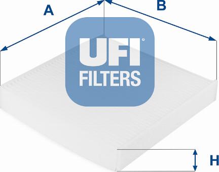 UFI 53.210.00 - Фільтр, повітря у внутрішній простір autocars.com.ua