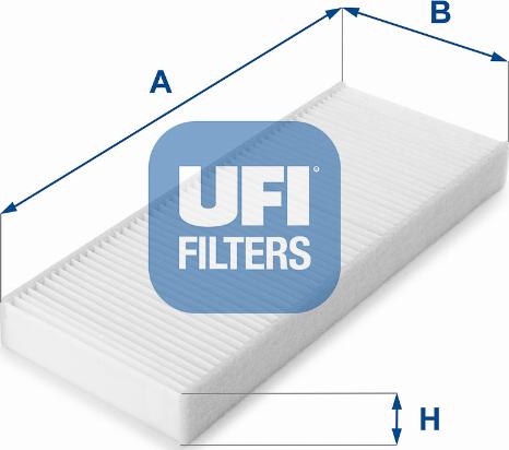 UFI 53.214.00 - Фільтр, повітря у внутрішній простір autocars.com.ua