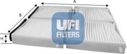 UFI 53.235.00 - Фильтр воздуха в салоне avtokuzovplus.com.ua