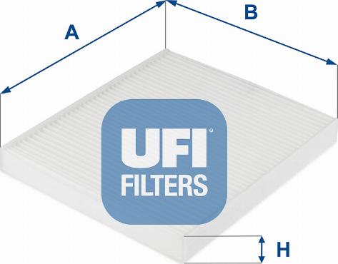 UFI 53.243.00 - Фильтр воздуха в салоне avtokuzovplus.com.ua