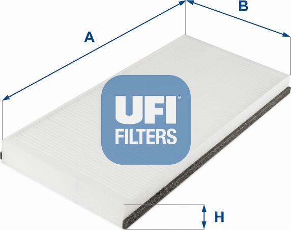 UFI 53.247.00 - Фільтр, повітря у внутрішній простір autocars.com.ua